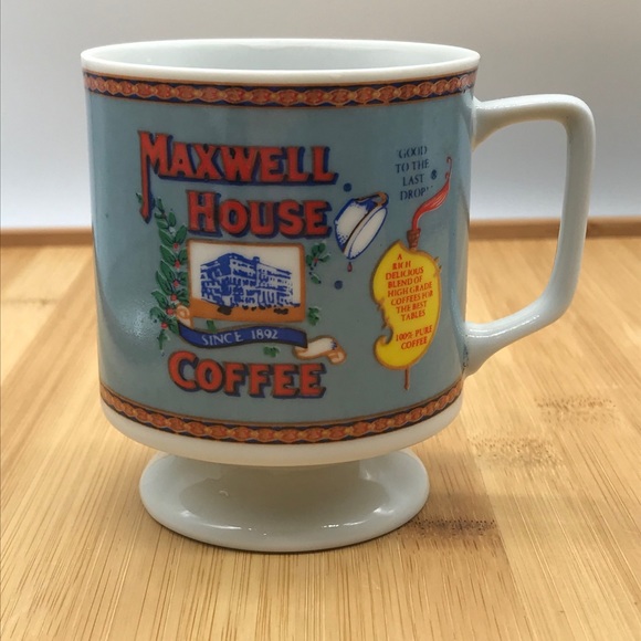 Maxwell House Vintage Coffee Cups Set of 2 - Picture 2 of 10